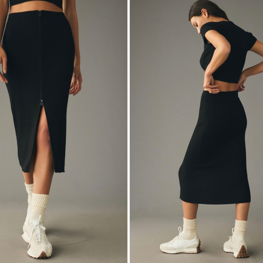 Top & Skirt - Daily Practice by Anthropologie - Ribbed Knit
